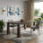 84" Brown Solid Wood Dining Table