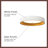 Chrysander 7-in White dimmable LED Flush Mount with Gold Accents-124959514