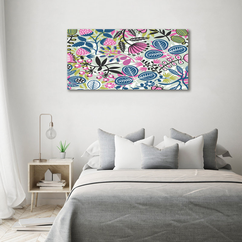 Floral Pattern - Wrapped Canvas Print