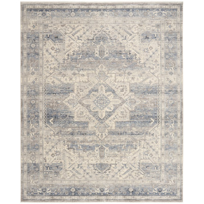 Tapis d'intérieur bleu 7 pi 10 po x 10 pi 2 po Altair
