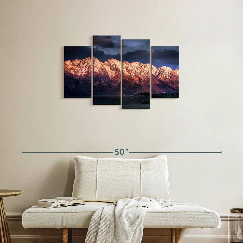Alvord Grand Teton, aube hivernale, H 22 po x l 36 po