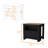 Black 2-Door Kitchen Island-2039450671