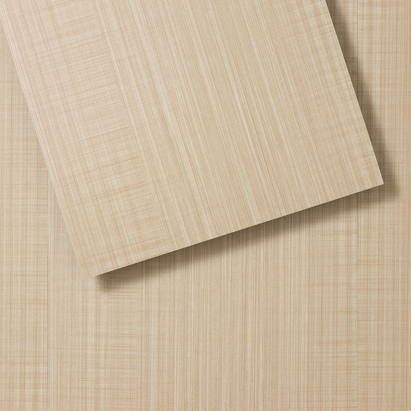 GlueCore Fab 28mil x 12" W x 24" L Adhesive Vinyl Tile Flooring, Caramel Weave