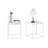Wrought Studio™ Marializ Modern Living End Table, Solid White/White, Set of 2