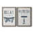 Toile avec cadre gris sélectionné