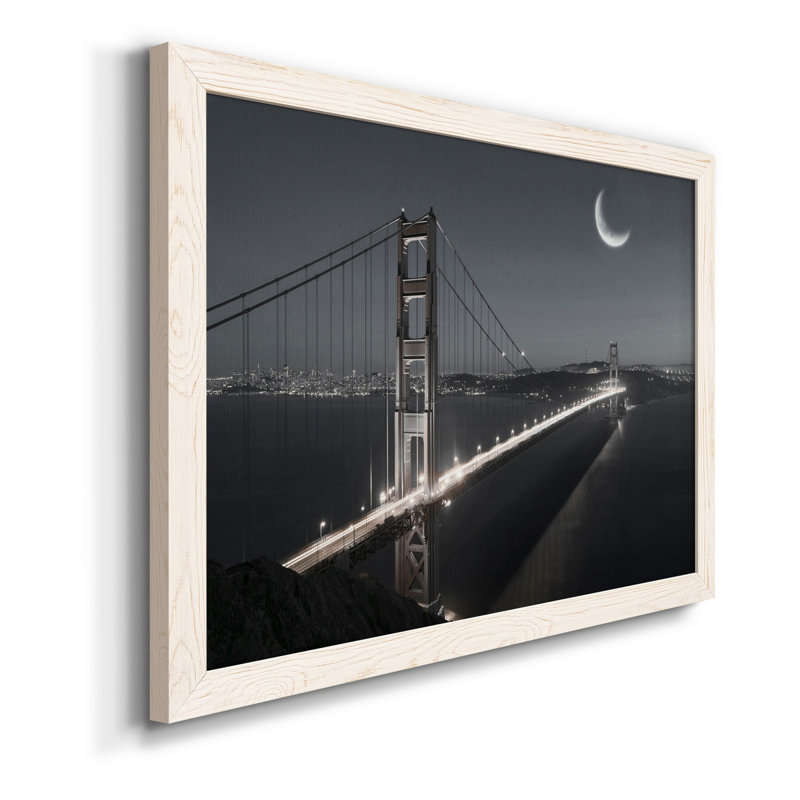 Moonrise - cadre photo, impression sur toile, H 37,5 po x l 27,5 po x P 1,5 po, Toile blanche encadrée