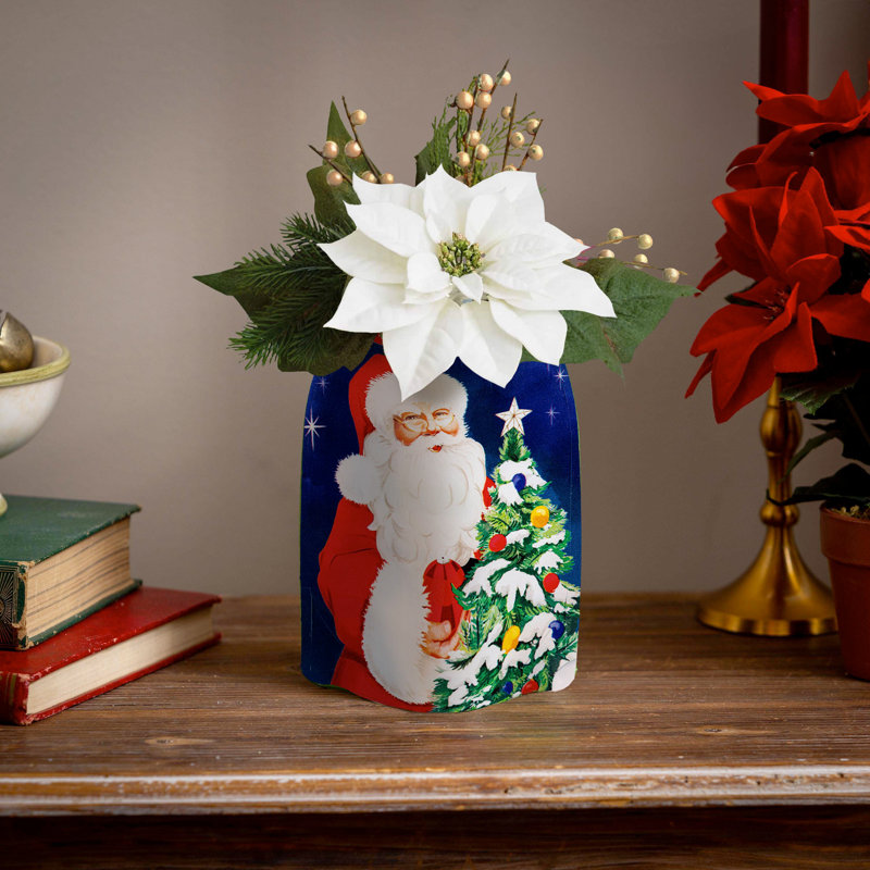 Vase traditionnel en PVC avec bougie vacillante flottante