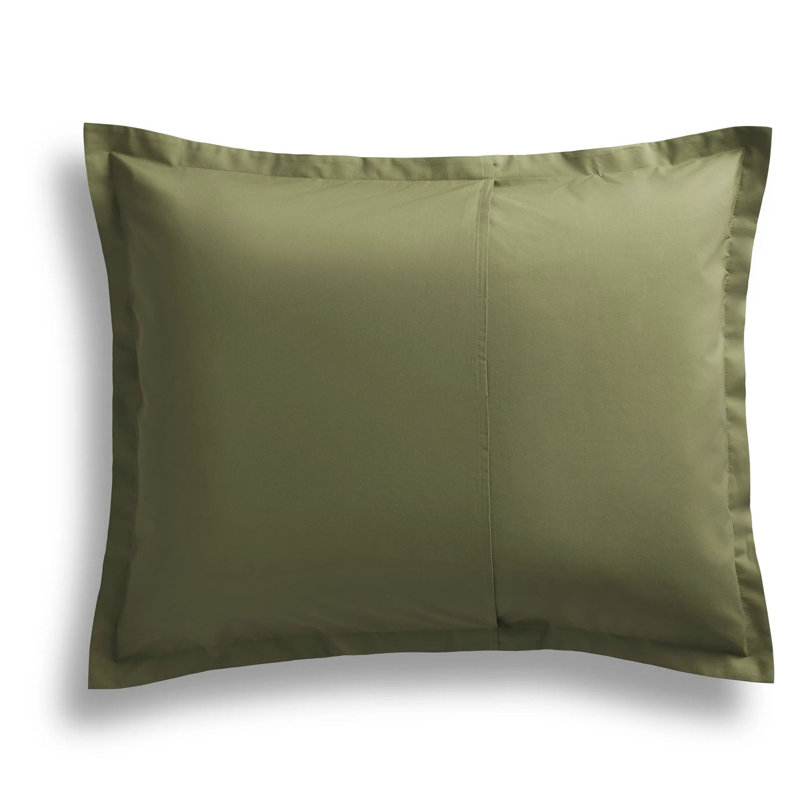 Cotton Duvet Cover Set, Queen Duvet Cover + 2 Queen Shams, Loden Green