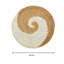 Tapis rond en jute