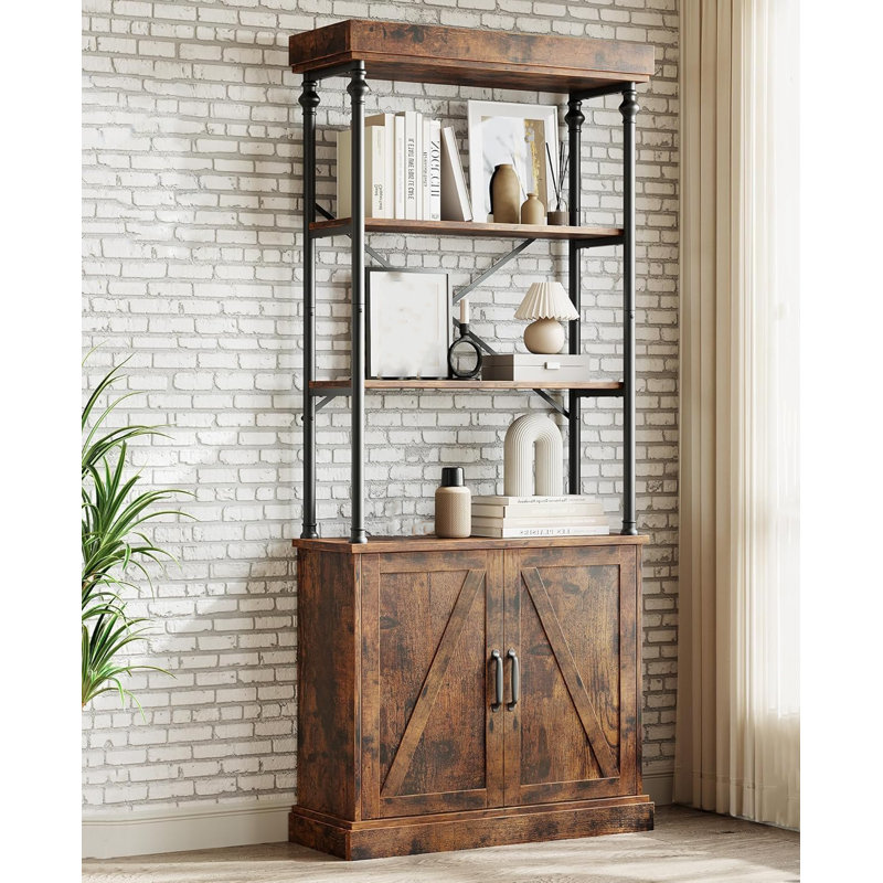 186.9cm H x 80cm W Bookcase, Retro