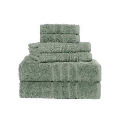 Martex Ultimate Solid 6 Piece Sage Towel Set