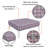 Outdoor Square Printed Cushion Cover, Decorative Cushion Sofa Cover With Piping-594011313