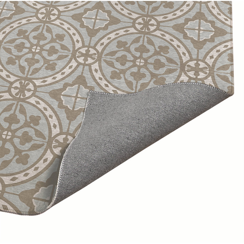 Tapis de cuisine Aleah, Taupe, Rectangle 5 pi x 7 pi