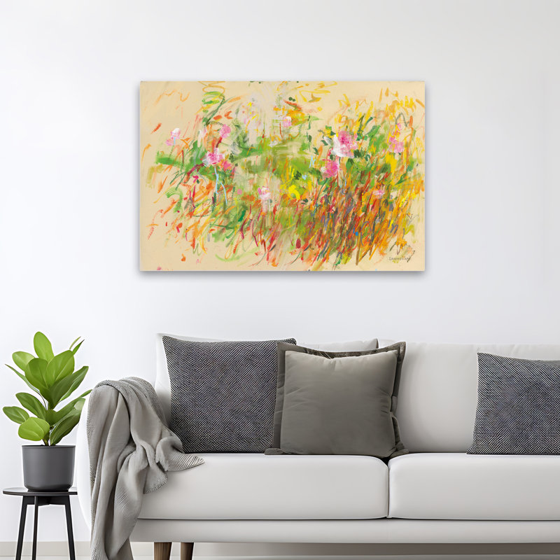Vibrant Garden Garden Floral Garden - vert, H 48 po x l 32 po