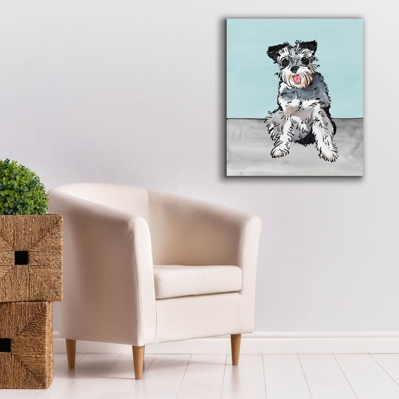  «Pet Portrait 4» par Annie Warren, art mural sur toile, 26 po x 30 po, H 30 po x l 26 po