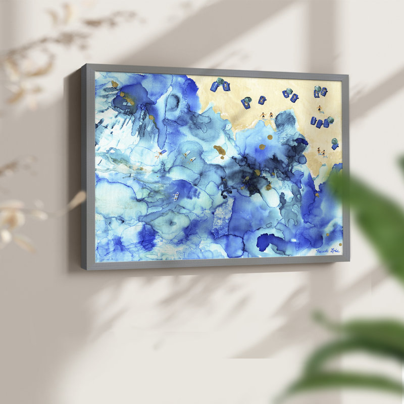 Fenlo -Framed Print - Restickable, Gray, 16" H x 20" W