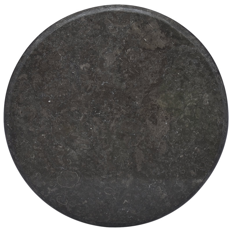 Table basse Edmanda, Noir, 23,6 po de diamètre