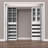 Modular Stackable Shoe Shelf Unit With Adjustable Angled Shelves And Decorative Trim For Closet Organization