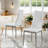 Modern Dining Chairs Set Of 4, Metal Legs-1851234862-1851234851