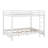 Queen Over Queen Wood Bunk Bed With Ladder, Solid Wood Platform Bed Frame For Kids Teens-228561164