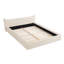 Queen Size Upholstered Bed FrameAnd velvet fabric,Grounded Platform Bed with Decorative Curved Headboard and Solid Wood Frame, No Box Spring Required-1017056848