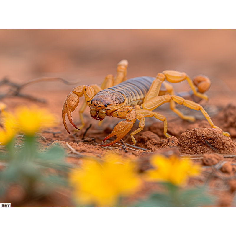 Rideau de douche Scorpion - décor de salle de bain insecte 16668, H 93 po x l 70 po