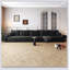 Comfortable Modular Sofa for Relaxing, Enhancing Living Room Ambiance with Versatile Configuration and Soft Upholstery-765485151