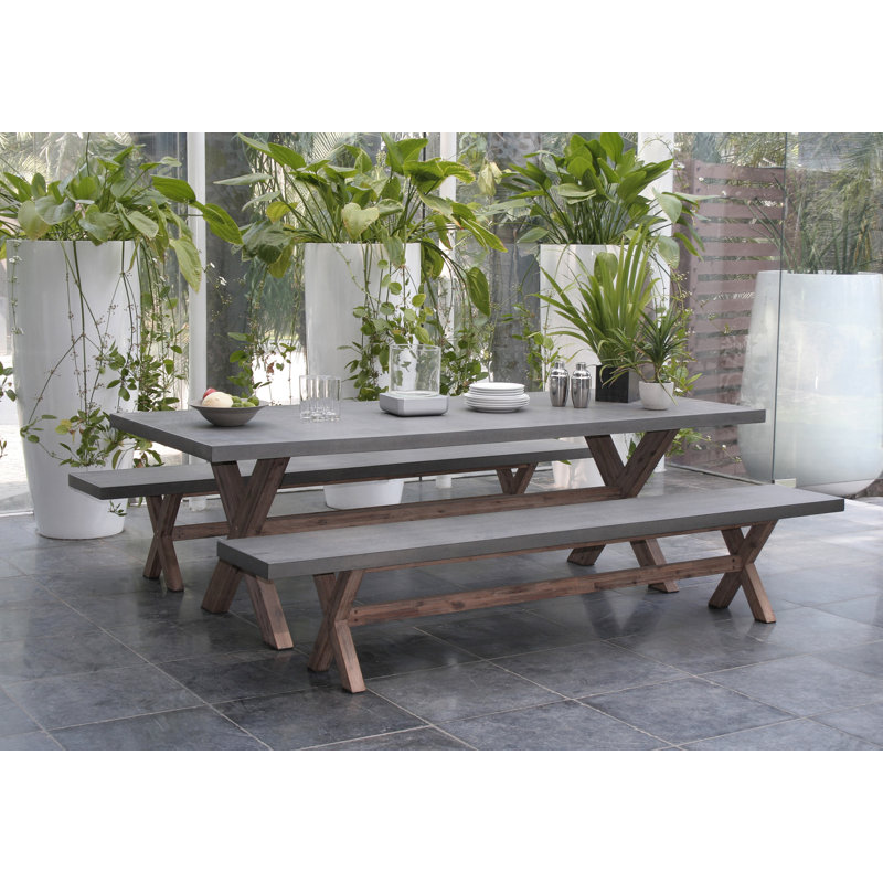 Zilla Patio Dining Set Rectangular Table