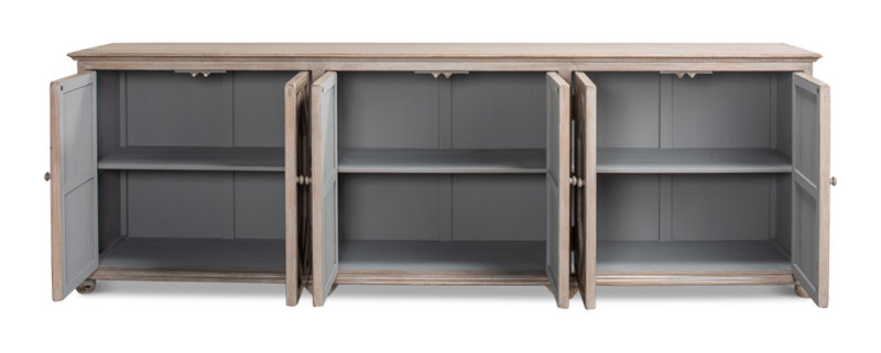 Diamond 112'' W Solid Wood Sideboard