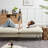 72.4" Cordury Soft Armless Futon Sofa Bed-505392168