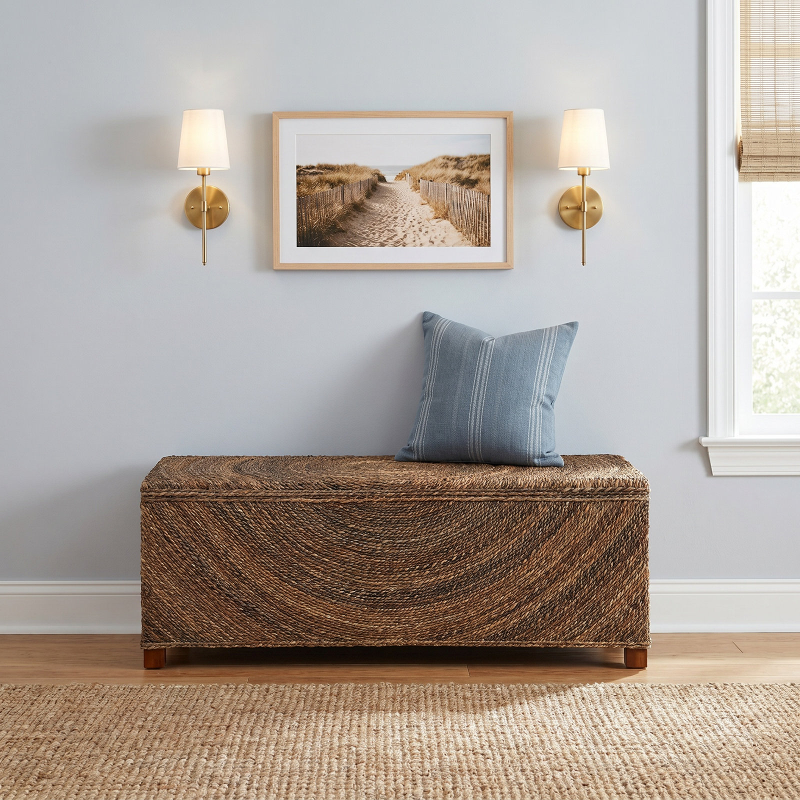 Abel Mahogany Storage Bench