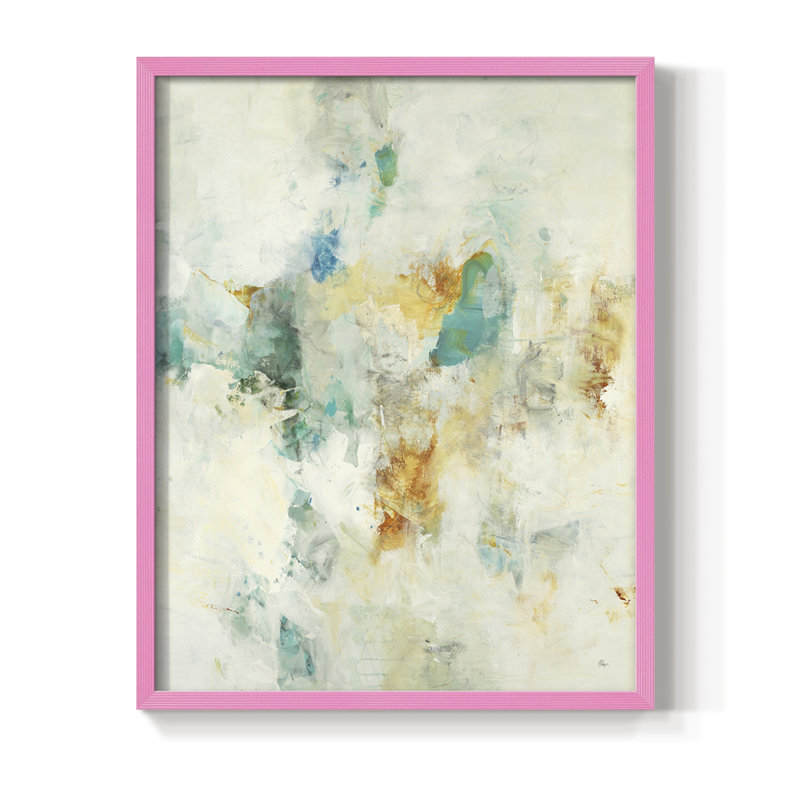 Let's Dance Framed Print - Solid Wood, Pink, 10" H x 8" W