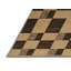 Tapis brun à carreaux lavable à la machine-1052447650