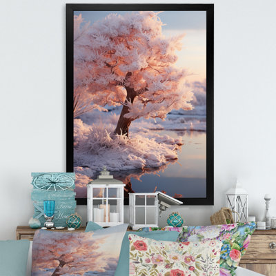 «Winter Landscape Frozen Sunlight III», reproduction sur toile
