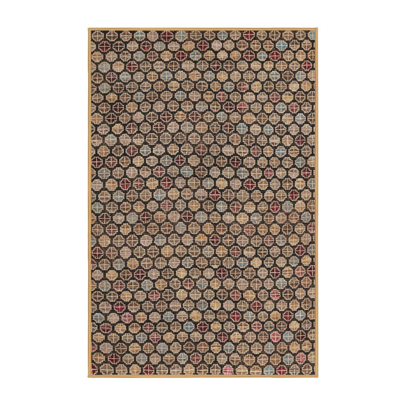 Abstract Indoor Rug, Rectangle 2' x 4'
