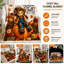Jeté Cozy Scarecrow Fall, couverture décorative moelleuse pour canapé-lit-134483213