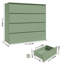 Commode double 8 tiroirs l 41,3 po-1202276412