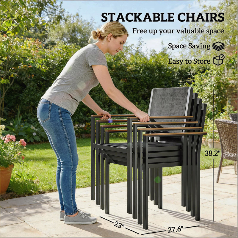 Ensemble de table et chaises de conversation, ensemble de salle à manger d'extérieur, ensemble de table et chaises de jardin