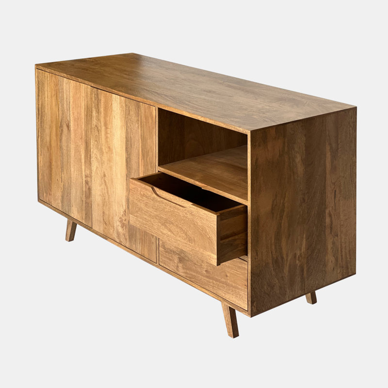 Candee 160cm Solid Wood Sideboard, Amber