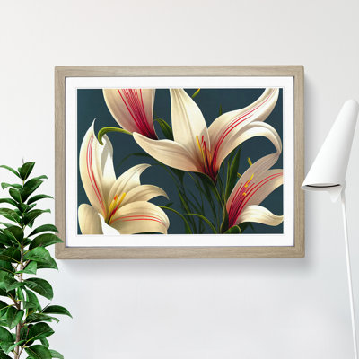 Bold Lily Flowers - Single Picture Frame Print