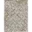Natural Hide Cowhide Geometric Area Rug in Silver-37744915