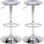 Ensemble de 2 tabourets de bar réglables, tabourets de bar pivotants ronds en métal, chaises de bar à hauteur de comptoir sans dossier pour la cuisine, la salle à manger et le pub-1662784326-1662784327