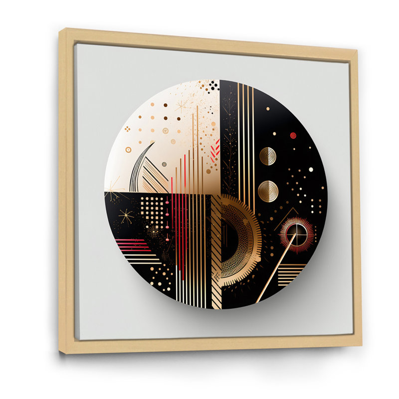 «Boho Chic Celebration», impression sur toile, H 30 po x l 30 po x P 1 po, Cadre naturel flottant