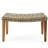 - Style With Wood Frame And Woven Seat, Natural Grey Main Color, 28 In Product Depth, 20 Width, 16.02 Height Frame, Top, Hue, Height, Suitable For Outdoor Living