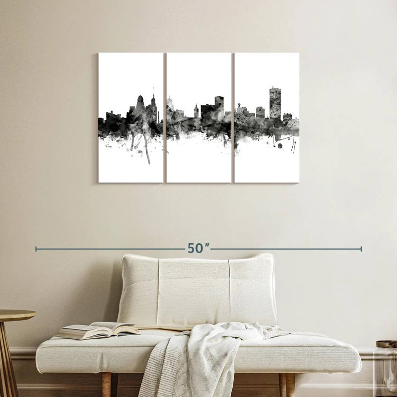 Sireci Buffalo New York Skyline V, 24" H x 38" W