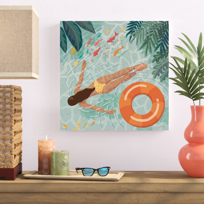 «Beach Babes IV» par Janelle Penner - reproduction imprimée