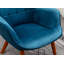 Fauteuil d'appoint avec repose-pieds Rafael-106775439