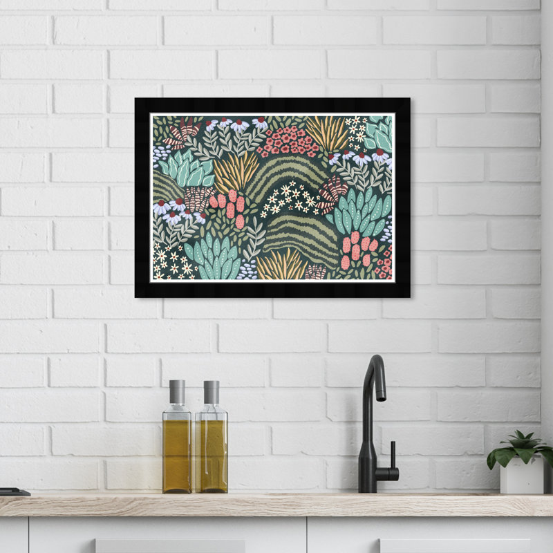 Sentier floral naturel, Cadre noir