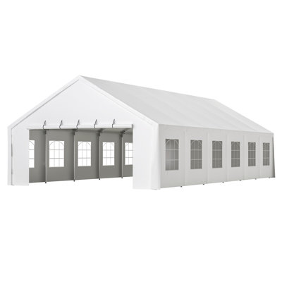 20X40ft Heavy Duty Party Tent With Removable Sidewalls And 3 Carry Bags, Ideal For Weddings, Events, And Outdoor Gatherings