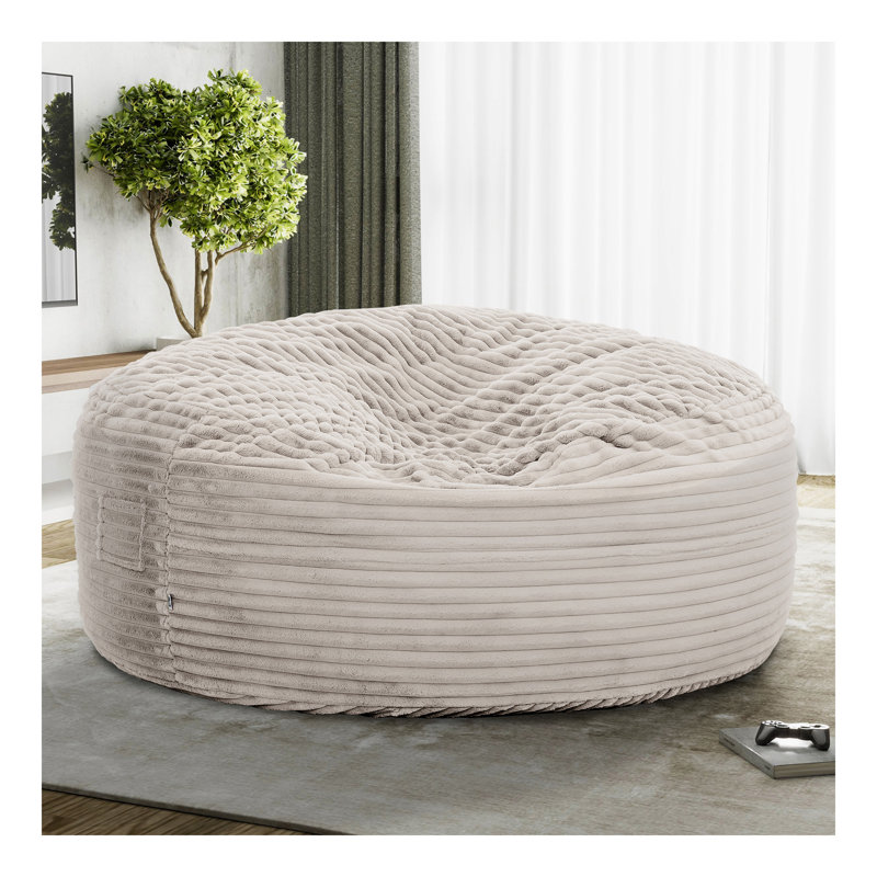 Canapé 1pc, H 27 po x l 60 po x P 60 po, Taupe
